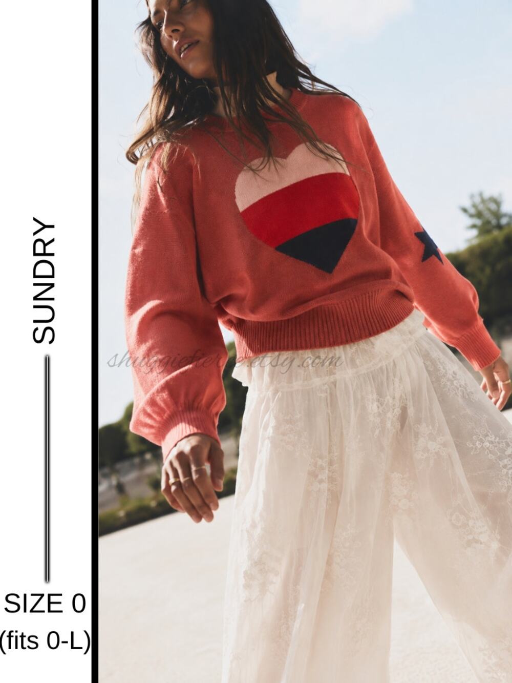 MSRP: $198 | ✨ Sundry Heart Wool Cashmere Sweater – Size 0 Fits Up to L ✨